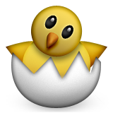 egg hatching emoji