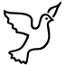 U+1F54A dove of peace 