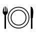U+1F37D fork and knife with plate 