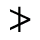 U+003E,U+20D2